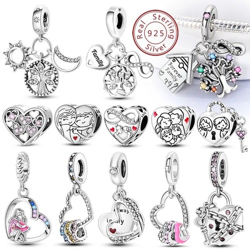 S925 sterling silver charm - silver,