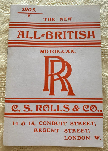 Rolls royce 1905 brochure - rolls-royce, 70s