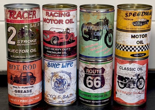 Reduced replica motor oil - reduced,