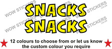 2 x  Snacks Stickers street