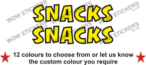 Snacks stickers street - 2,