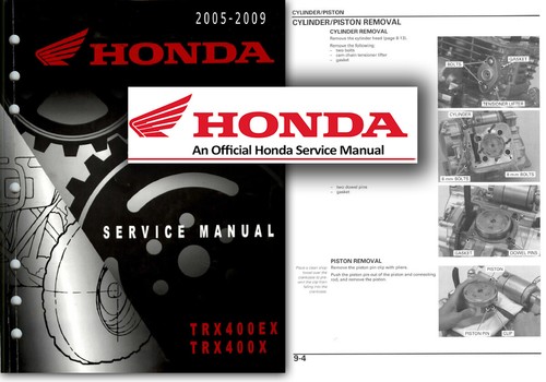 Honda trx400 sporttrax service - honda,