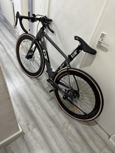 Steel frame road bike 53cm - road,