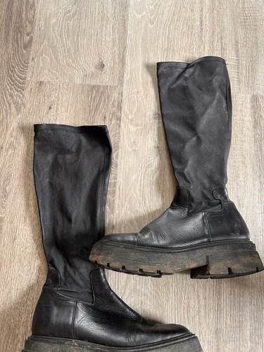 Knee high zip - up, slim