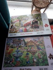 2 X 500 Large piece Jigsaw Puzzles. Hop