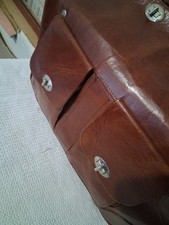 Vintage Style Brown Leather