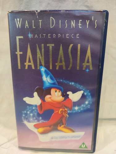 Disney fantasia vhs walt - disney,