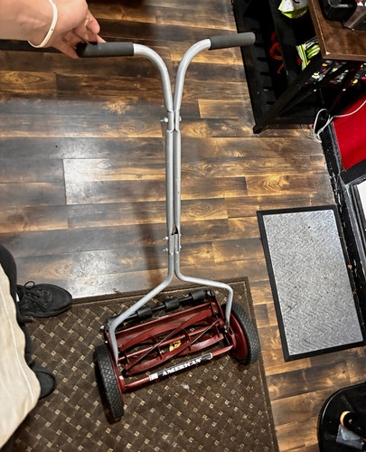 Manual reel cylinder push lawn - push,