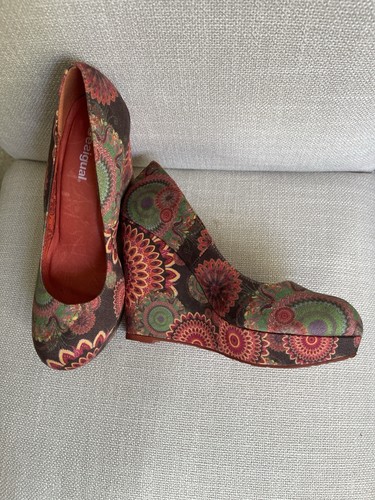 Desigual floral mandala wedge - desigual,