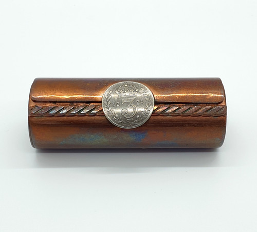 Rare trench art copper coin - trench,