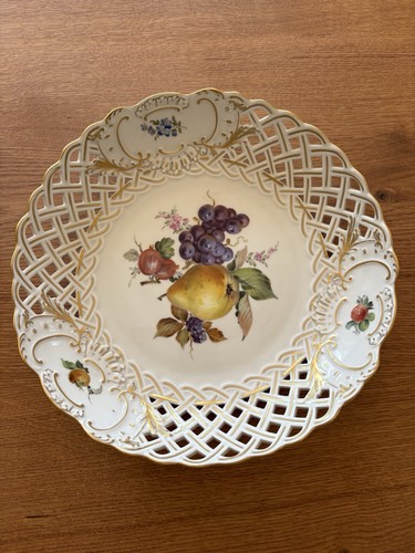 Meissen openwork fruit bowl - meissen,