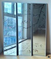 Floral Mirror Panels 122H X