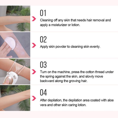 Electric threading epilator - electric,