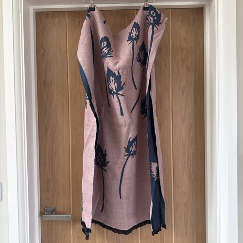 Joules scarf pink blue - scarf,