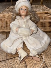 Porcelain Doll In Winter