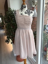 Pink Chiffon One Shoulder