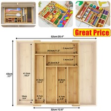 Extendable Cutlery Tray Large