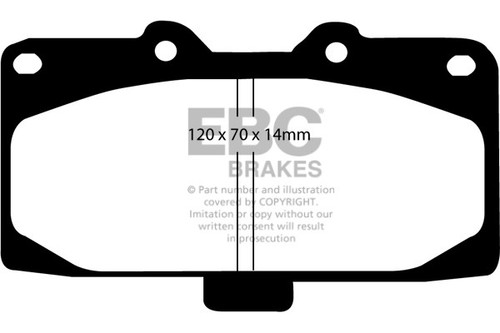 Ebc redstuff front brake - ebc,