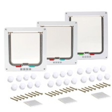 UK Pet door 4 way locking