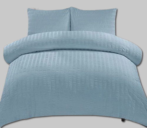 Seersucker duvet cover set - seersucker,