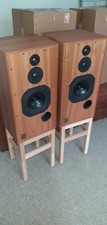 Harbeth Super HL5 Plus. Boxed. Grilles. Excellent Cond. Stands.