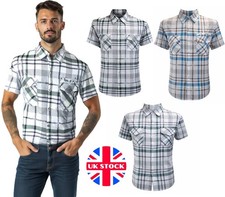 Mens Shirts Checked Shirt