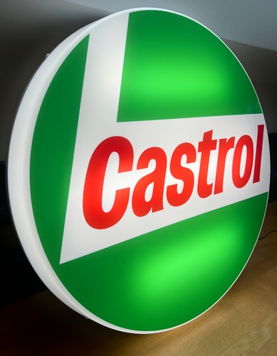 Large castrol led wall sign - large,