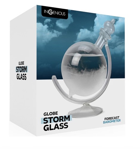 Storm glass teardrop globe - glass,