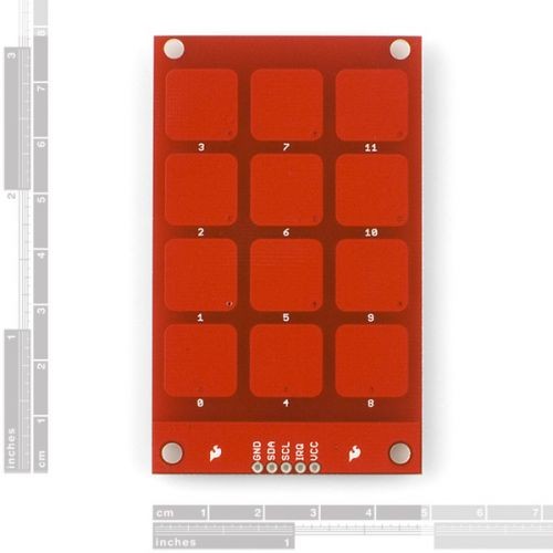 Mpr121 capacitive touch keypad - capacitive,