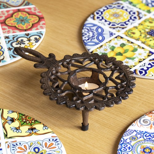 Cast iron teapot warmer - iron, with