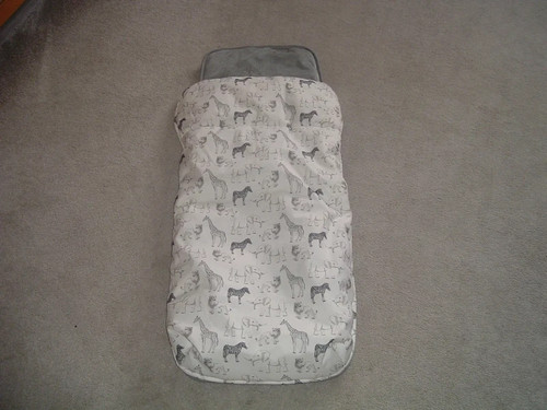 Mybabiie white grey zoo animal - white,