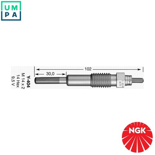Glow plug 5376 - for, vw