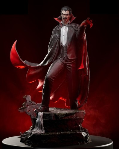 Dracula resin sculpture - dracula, statue