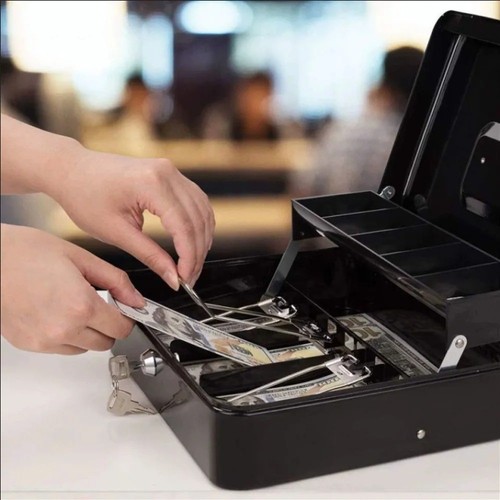 Secure money box with - box,