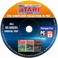 New Atari User Magazine The Complete Collection In PDF All 85 Issues On DVD Disc
