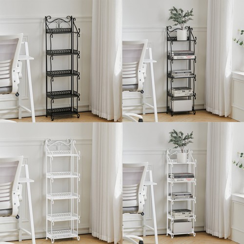 Metal ladder shelf bookcase - bookcase, 5
