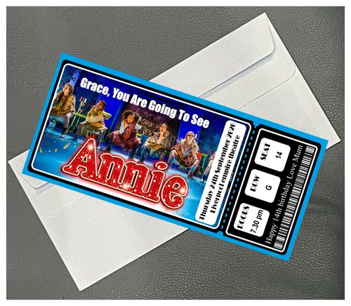 Annie the musical theatre - the,