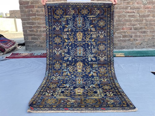 2x4 afghan baluchi rug - 2x4,