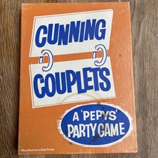VINTAGE PEPYS 'PARTY GAMES' 1950s Cunning Couplets Complete in Box