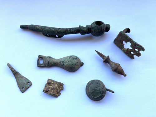 Medieval artefacts group - artefacts, /
