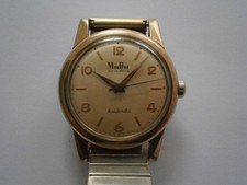 Vintage gents wristwatch MUDU automatic watch working AS 1680 swiss made