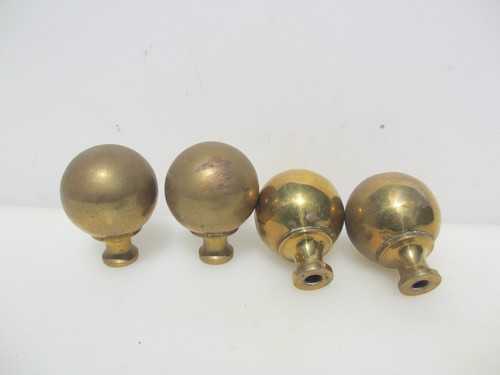 Victorian brass curtain pole - brass,