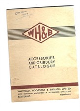 Whitfield Hodgsons & Brough Kettering Shoe Repairing Machinery Catalogue 1954