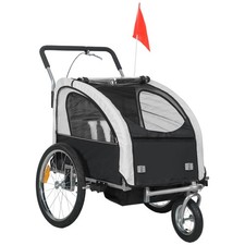 HOMCOM 2 Seat Bike Trailer