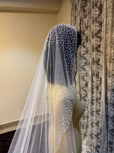 Bridal veil mantilla crystals - mantilla,