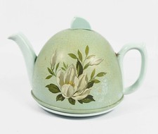 Vintage 1950's Hall Jade Green Teapot With Cover