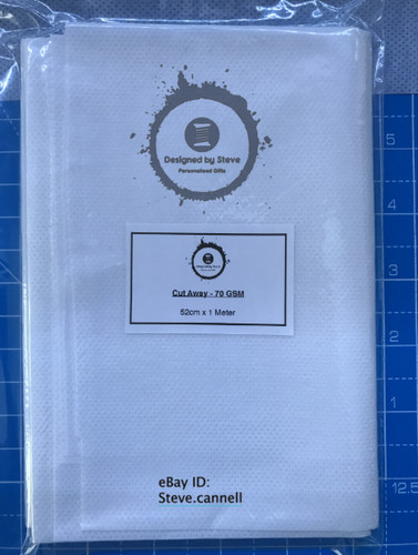 Cut away 70gsm stabiliser - cut,