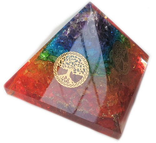 Chakra orgone pyramid - chakra,