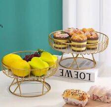 2 Piece Metal Fruit Basket