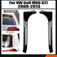 Gloss Black Rear Window Side